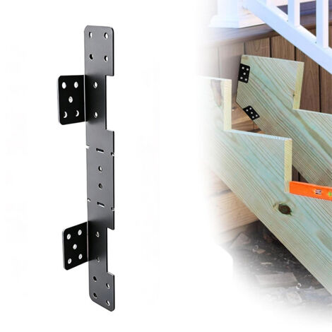 Supports de fixation réglables pour limons d'escalier, connecteurs d'escalier à ponton dissimulés, adaptés aux limons de 2 x 12 (1/5)