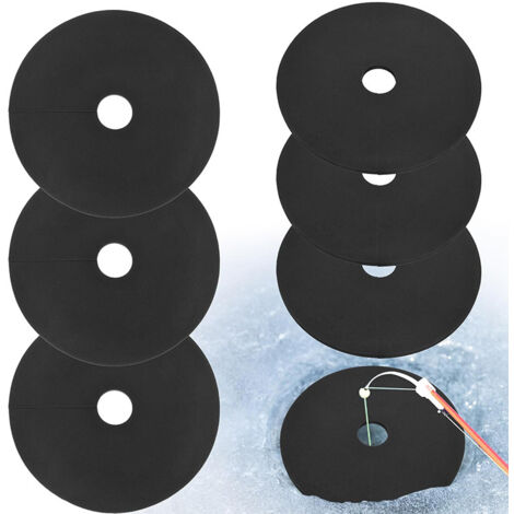 Couvercle de puits pour pêche sur glace, isolant pour puits de pêche, accessoires de pêche sur glace en hiver, couvercle en EVA pour empêcher le gel de l'orifice de pêche (1/5)