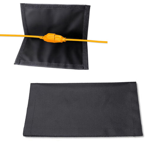 Kit de protection de sécurité pour rallonges d'extérieur, cache-prise résistant aux intempéries, adapté aux guirlandes lumineuses d'extérieur (1/5)
