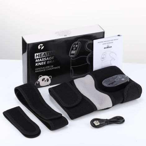Appareil de massage pour genoux Private Model 2025, appareil de massage chauffant électrique pour genoux, coussinet pour genoux, compresse chaude pour jambes froides, appareil de physiothérapie pour s (1/5)