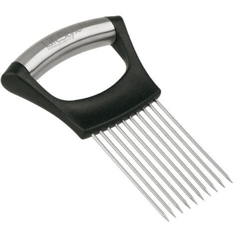 Support à oignons et légumes en acier inoxydable - Trancheuse multifonctionnelle pour outils de cuisine (1/5)