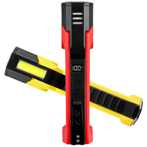 Nouvelle lampe torche XTE+COB à double source lumineuse rouge et blanche, rotation à 180 degrés, clip magnétique pour stylo, lampe de travail multifonctionnelle (1/5)