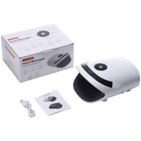 Appareil de massage électrique multifonctionnel pour les mains avec coussin d'air, instrument de soin des points d'acupuncture des doigts, masseur de mains intelligent (1/5)