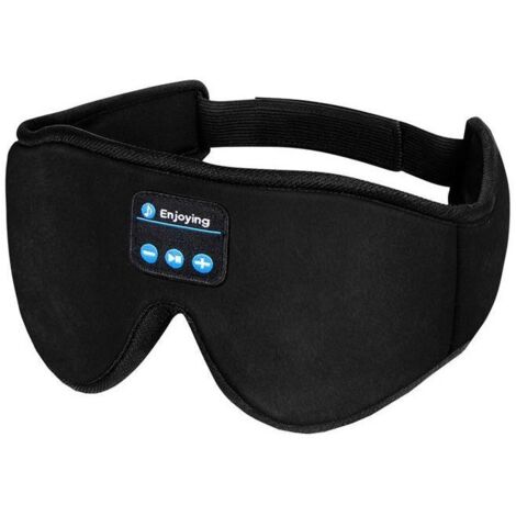 Écouteurs de sommeil sans fil Bluetooth avec masque de sommeil 3D et bandeau doux pour les voyages (1/5)