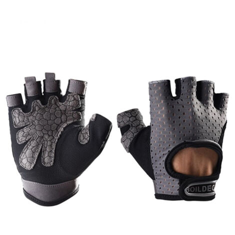 Nouveaux gants de sport outdoor Boton pour hommes et femmes, respirants et creux, taille M, rose. (1/5)