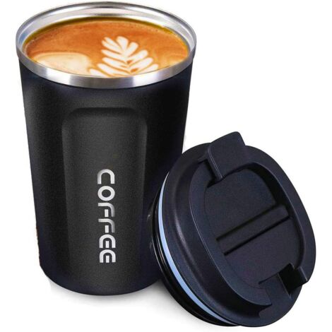 Bouteille isotherme de voyage en acier inoxydable - Gobelet à café et à eau sans BPA (1/5)