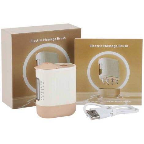 Nouveau peigne de massage capillaire à microcourant EMS, applicateur de lumière rouge, peigne de massage à vibrations électriques. (1/5)