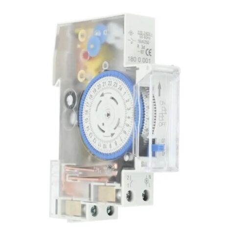 Minuterie mécanique 24 heures pour commande électrique (1/4)