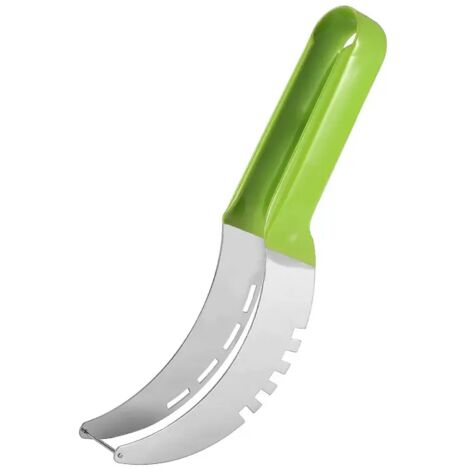 Coupe-pastèque en acier inoxydable - Outil de découpe de fruits de cuisine avec poignée antidérapante (1/5)
