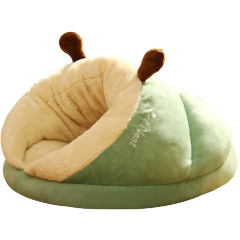 Panier d'hiver chaud pour animaux de compagnie - Nid douillet pour chats et petits chiens, sac de couchage imperméable et coupe-vent, taille M