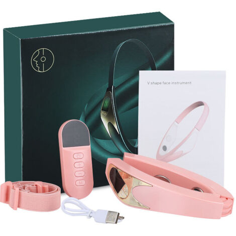 Appareil de massage facial EMS à microcourant, instrument de beauté intelligent pour le rajeunissement de la peau et du contour des joues, appareil facial en V. (1/4)