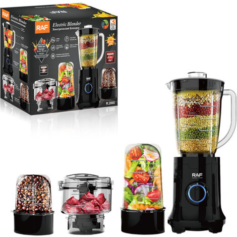 Extracteur de jus multifonction 4 en 1 RAF aux normes européennes, robot de cuisine domestique, hachoir à viande, moulin R2866