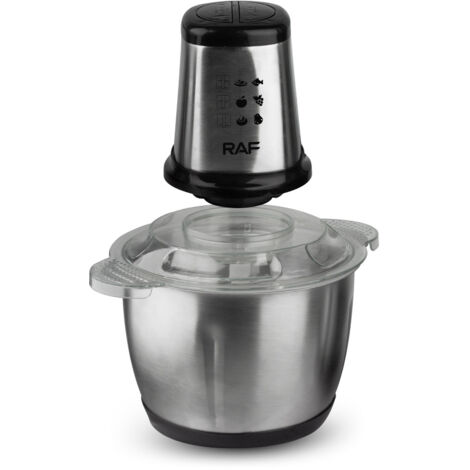 Hachoir à viande grande capacité, appareil de cuisine électrique en acier inoxydable, hachoir à viande multifonctionnel pour la cuisine (1/5)