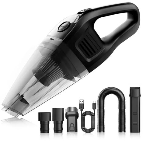 Aspirateur portable sans fil avec forte aspiration et chargement USB (1/5)