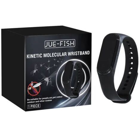 Bracelet anti-moustiques - Protection ultrasonique sans produits chimiques pour une utilisation intérieure et extérieure (1/5)