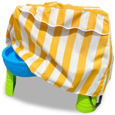 Housse étanche pour table d'eau extérieure, protection anti-poussière pour jouets enfants, couleur jaune, 94×56×65 cm (1/5)