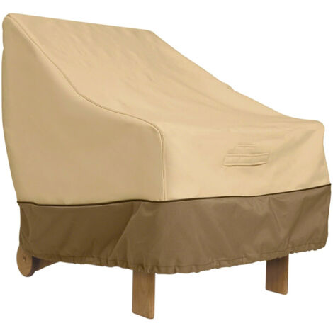 Housse de canapé simple extérieur en tissu Oxford 210D, imperméable anti-UV et anti-poussière, pour jardin terrasse balcon, 858091,5cm (1/5)