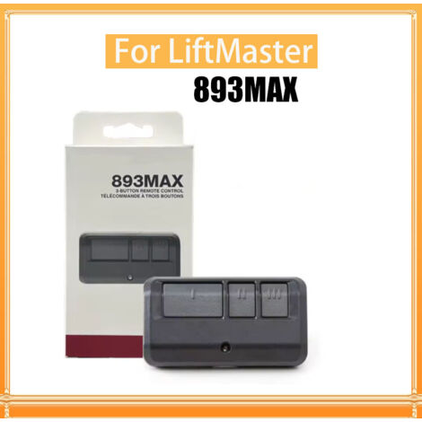 Télécommande universelle de porte de garage 893MAX, compatible Chamberlain Liftmaster Craftsman (1/5)