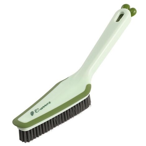 Brosse de nettoyage multi-usages, design carotte, poils durs, pour salles de bain (1/5)