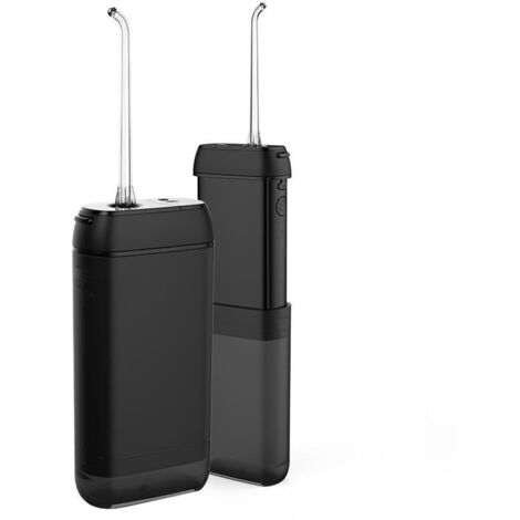 Hydropulseur Baining noir portable, pompe à membrane IPX7, batterie 1000-1200 mAh, autonomie 15 jours, réservoir 300 ml pour adultes (1/5)