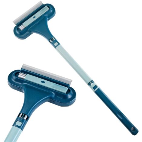 Brosse nettoyante 3-en-1 pour moustiquaire et vitre, manche rallongé (1/5)