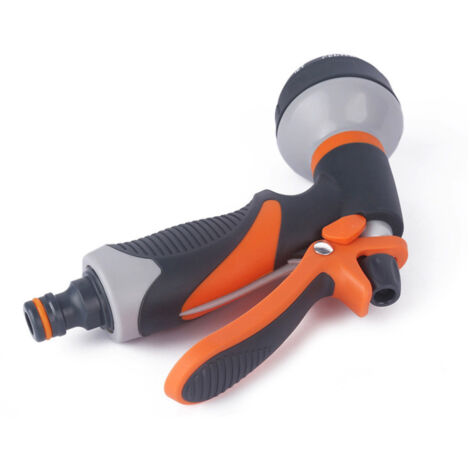 Pistolet d'arrosage 8 fonctions, poignée ergonomique antidérapante, pour jardin et voiture (1/5)