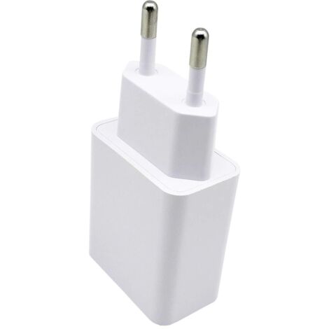Chargeur mural USB 5V 2A certifié CE, prise EU blanche, adaptateur pour petits appareils