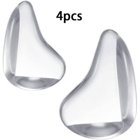 Protections d'angle transparentes en forme de goutte d'eau pour prévenir les blessures à la tête sur les meubles pour enfants et les angles vifs (1/5)