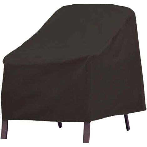 Housse de chaise imperméable en tissu Oxford pour extérieur, jardin ou maison (1 pièce) (1/4)