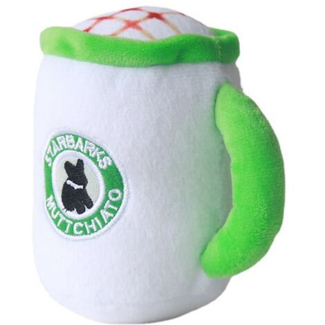 Jouet à mâcher en peluche pour chien et chat, en forme de bouteille d'eau, en laine résistante, pour la dentition. (1/4)