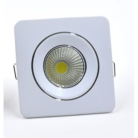 Spot encastré LED à faisceau carré angulaire pour salle de bain, cuisine, maison, commerce, aménagement paysager, plafonnier (1/3)