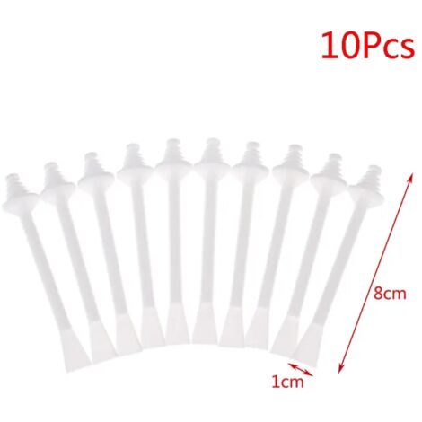Lot de 10 accessoires de beauté pour l'épilation du nez : bâtonnet en PP, cire pour le nez, bâtonnet de cire Butter-Bean.