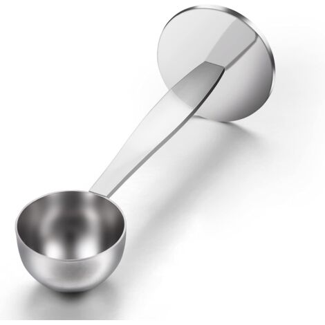 Cuillère doseuse à café 2 en 1 en acier inoxydable (1/5)