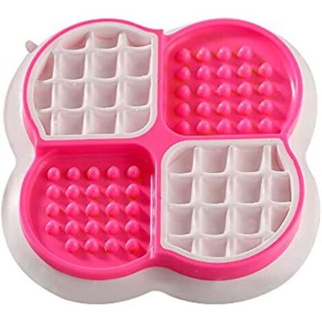 Gamelle anti-boulimie pour chien, tapis de léchage interactif pour chiens et chats, gamelle anti-glouton, tapis anti-glouton pour animaux, favorise une alimentation saine et une digestion lente (1/3)