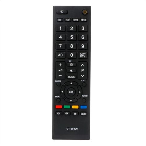 Télécommande anglaise CT-90326 compatible avec les téléviseurs LCD TOSHIBA (1/4)