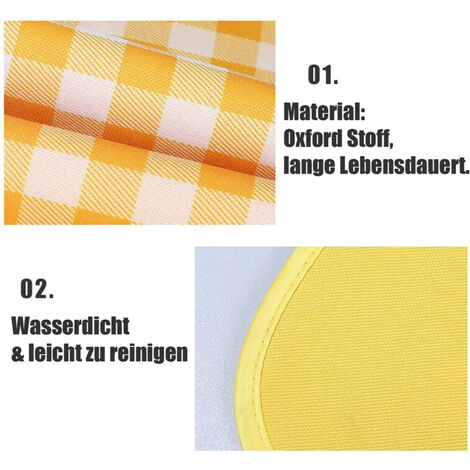 Couverture de pique-nique imperméable et pliable avec poignée de transport pour le camping (1/3)