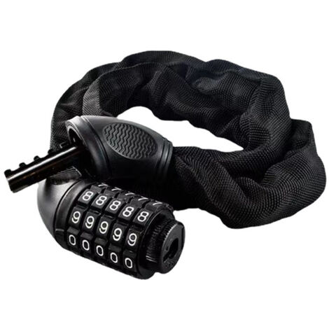Antivol de vélo à combinaison, cadenas à anneau en acier (1/5)