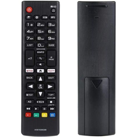 Télécommande de remplacement LG Smart TV AKB75095308 pour téléviseur LG (référence AKB75095308). Compatible avec les téléviseurs LG. (1/4)