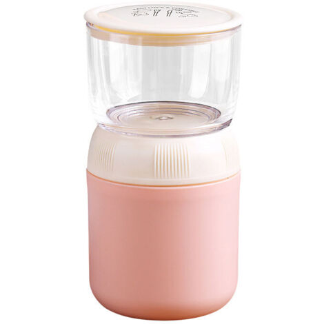 Coffret repas pour le déjeuner : muesli en pot, yaourt à boire 700 ml, bol de muesli 2 en 1 à emporter, pour enfants et employés de bureau (1/5)