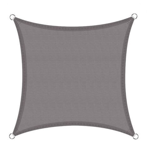 Voile d'ombrage imperméable 3 x 4 m pour jardin extérieur et piscine, protection anti-UV et anti-vieillissement (10 x 13 pieds). (1/5)