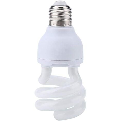 Ampoule UVB pour reptiles 13W compacte spirale, ampoule à économie d'énergie pour terrarium tropical, lumière du soleil (1/5)