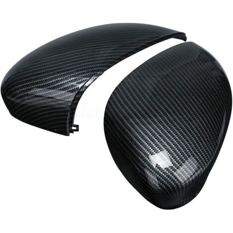 Coque de rétroviseur en fibre de carbone compatible avec Ford Fiesta MK7 (2009-2017). (1/4)