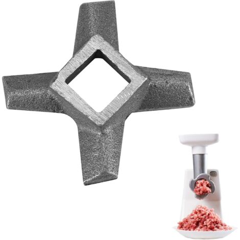Lame de hachoir à viande en acier inoxydable en forme de croix, accessoires pour lame de hachoir à viande (5) (1/5)