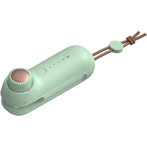 Scelleuse portable pour sacs thermoplastiques avec lame chauffante, chargement mini USB et aimant. (1/3)