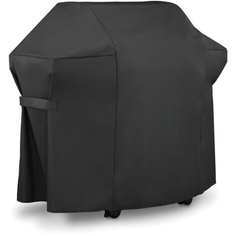 Housse de barbecue imperméable, anti-poussière et résistante aux UV, en tissu Oxford 420D, avec sangle auto-adhésive et sac de rangement. (1/5)