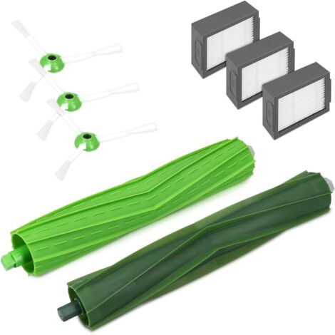 Ensemble d'accessoires pour balais robots iRobot i7 E5 E6 (1 paire de brosses principales + 3 filtres + 3 brosses latérales) (1/5)