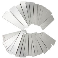Étiquette en aluminium pour jardinage, étiquette en aluminium pour plantes, plaque métallique, étiquette pour plantes de jardinage