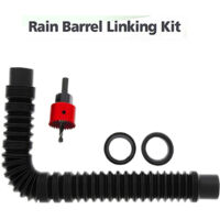 Kit de raccordement pour citernes d'eau de pluie destiné à relier deux citernes d'eau de pluie à la maison et au jardin répartiteur pour citernes d'eau de pluie