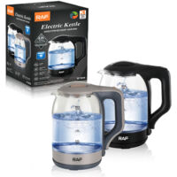 Bouilloire électrique en verre aux normes européennes, bouilloire électrique domestique, bouilloire à arrêt automatique, bouilloire hygiénique