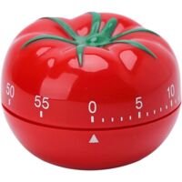 Minuteur de gestion du temps, réveil mécanique mignon en forme de fruits et légumes, idéal pour les études et la cuisine. Parfait pour la gestion du temps, les études ou la cuisine.